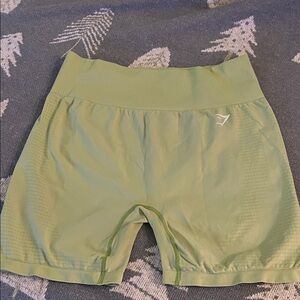 Gymshark Light Lime Green Women's Bike Shorts